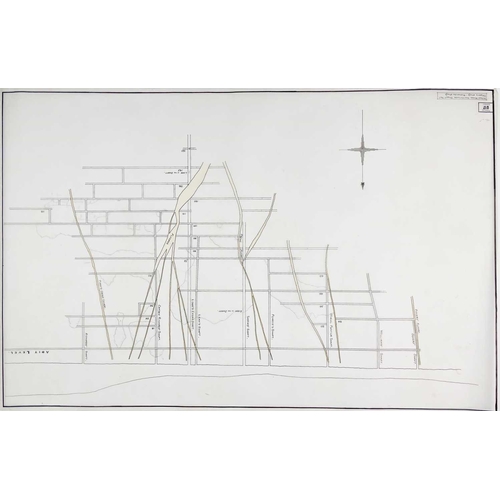 200 - St Day United Mines and Gwennap, A serious collection of surveys and plans. Collection titled 'Minin... 