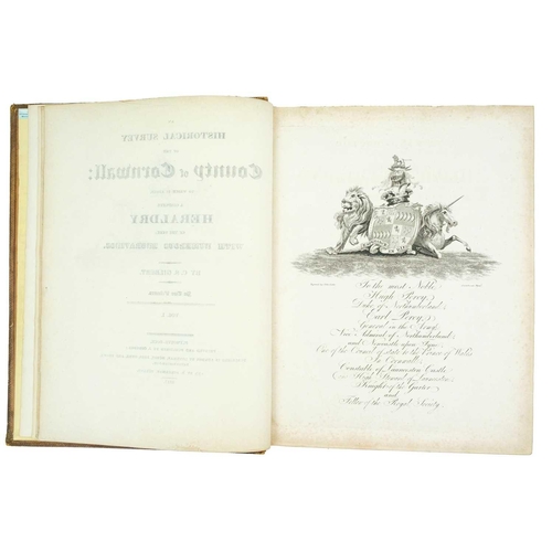 21 - GILBERT, C. S. 'An Historical Survey of the County of Cornwall: To Which is Added, A Complete Herald... 