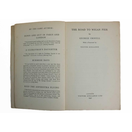 215 - George Orwell The Road to Wigan Pier 1937, The Left Book Club, London: Victor Gollancz, First editio... 