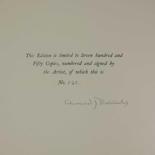 255 - (Signed) DETMOLD, Edward J. 'The Fables of Aesop,' Signed limited first edition numbered 121/750, or... 