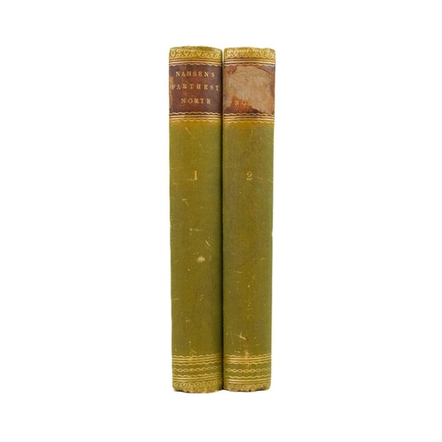 257 - Antarctic and Arctic exploration Twenty eight works. Fridtjof Nansen. 'Farthest North,' two vols, re... 