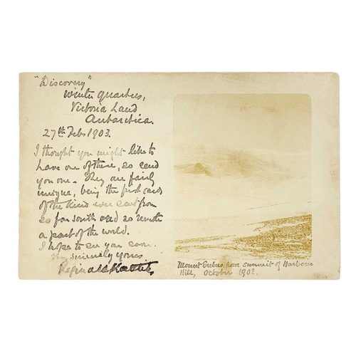 269 - The Antarctic Letters, written from the British Antarctic expedition of 1901-1904 Reginald Koettlitz... 