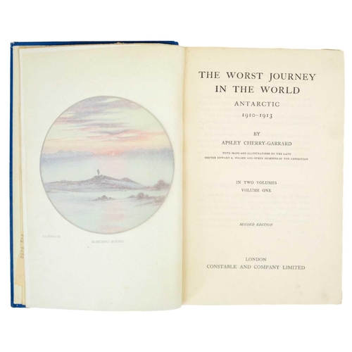 277 - (Antarctic exploration) CHERRY-GARRARD, Apsley. 'The Worst Journey in the World,' 1929, SECOND EDITI... 