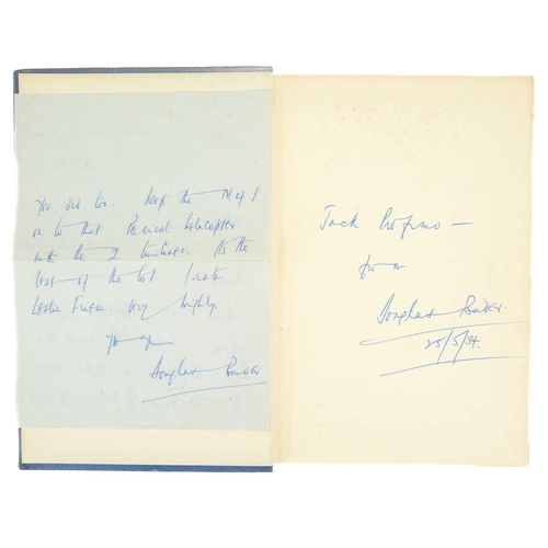 285 - Signed Douglas Bader with John 'Jack' Profumo interest. 'Reach for the Sky. The Story of Douglas Bad... 