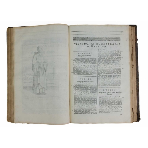 289 - DUGDALE, William. 'Monasticon Anglicanum: or, The History of the Ancient Abbies, Monasteries, Hospit... 