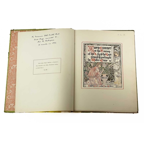 290 - CRANE, Walter 'Queen Summer. Or the Journey of the Lily & the Rose,' Large paper edition, 46/250, or... 