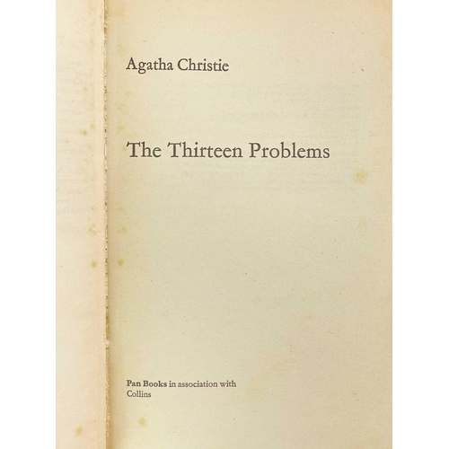 296 - Early Paperbacks Six Titles Dr No By Ian Fleming, The Thirteen Problems By Agatha Christie, Mike At ... 