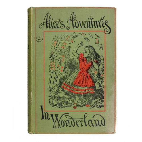 298 - CARROLL, Lewis. 'Alice's Adventures in Wonderland,' Illustrated by John Tenniel, Macmillan & Co., Pe... 