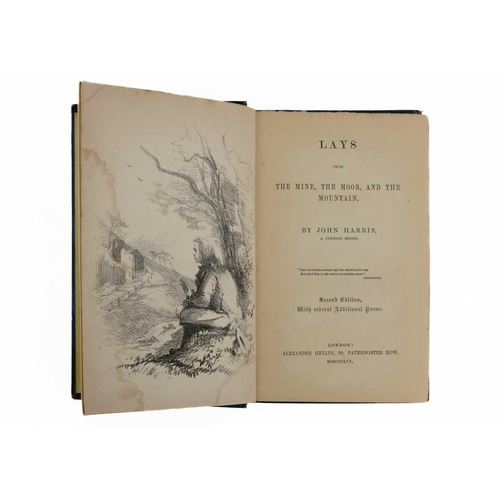 30 - (Poetry) HARRIS, John. Two works. 'The Land’s End, Kynance Cove, and Other Poems,' first edition, wi... 