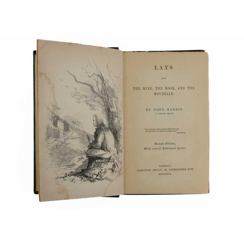 30 - (Poetry) HARRIS, John. Two works. 'The Land’s End, Kynance Cove, and Other Poems,' first edition, wi... 