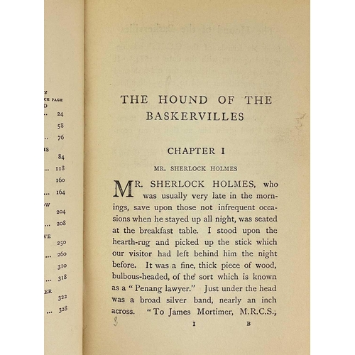 300 - DOYLE, Arthur Conan. 'The Hound of the Baskervilles. Another Adventure of Sherlock Holmes First edit... 