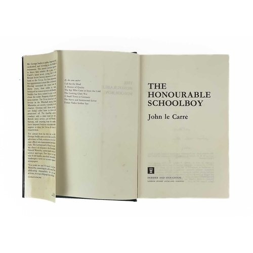 302 - (Signed and inscribed) LE CARRE, John  'The Honourable Schoolboy' Signed by the author on the dedica... 