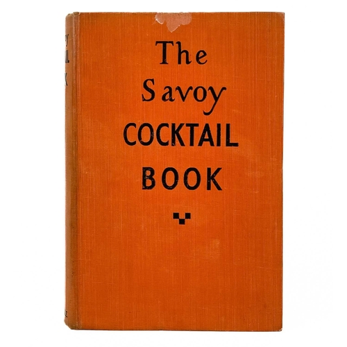 303 - (Signed) CRADDOCK, Harry 'The Savoy Cocktail Book' Fourth edition, Constable & Co., 1931, colour ill... 