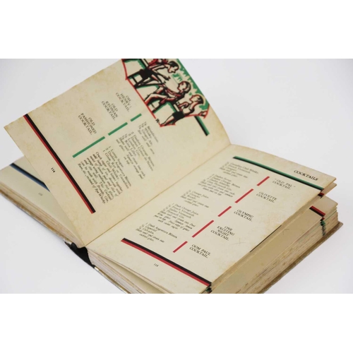 304 - CRADDOCK, Harry (compiled by) 'The Savoy Cocktail Book' First edition, lacks errata slip, original d... 