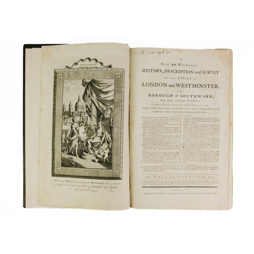 309 - W Harrison 'A New and Universal History, Description and Survey of The Cities of London and Westmins... 