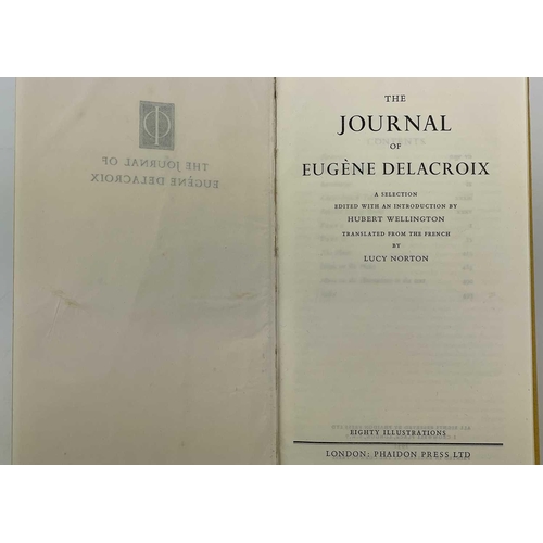 311 - Two signed works to Ella and Charles Naper Hubert Wellington, 'The Journal of Eugene Delacroix', sig... 