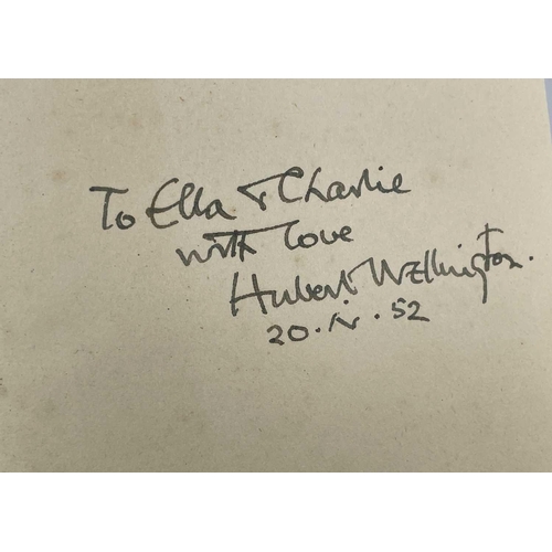 311 - Two signed works to Ella and Charles Naper Hubert Wellington, 'The Journal of Eugene Delacroix', sig... 