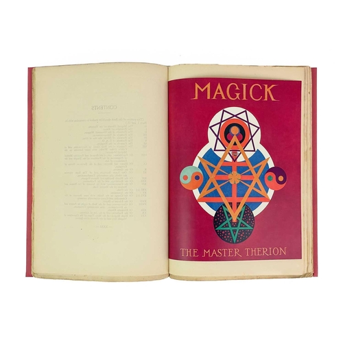 316 - Master Therion (Aleister Crowley) 'Magick: In Theory and Practice (being part III of Book 4) Section... 