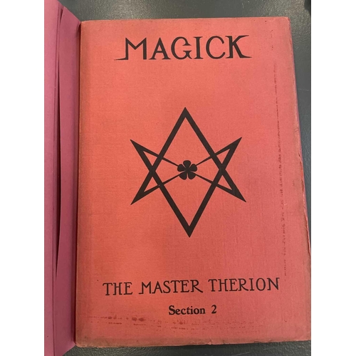 316 - Master Therion (Aleister Crowley) 'Magick: In Theory and Practice (being part III of Book 4) Section... 