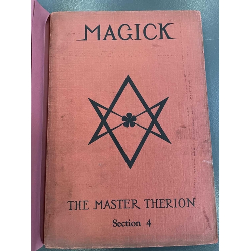 316 - Master Therion (Aleister Crowley) 'Magick: In Theory and Practice (being part III of Book 4) Section... 