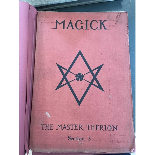 316 - Master Therion (Aleister Crowley) 'Magick: In Theory and Practice (being part III of Book 4) Section... 