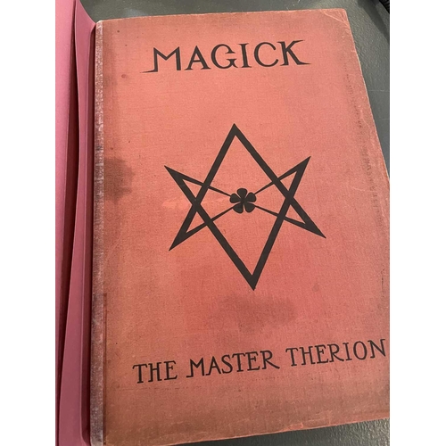 316 - Master Therion (Aleister Crowley) 'Magick: In Theory and Practice (being part III of Book 4) Section... 