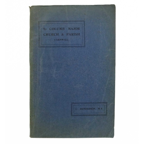 32 - Cornish history Six good works. H. Spencer Toy. 'The History of Helston,' first edition, light stain... 