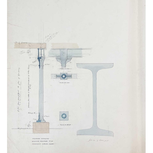 325 - Charles Baily (10 April 1815 – 2 October 1878) Architectural Drawings for JW and H Branston Malthous... 