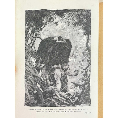 326 - KIPLING, Rudyard. 'The Jungle Book,' Fourth impression, original cloth with pictorial gilt tooling t... 