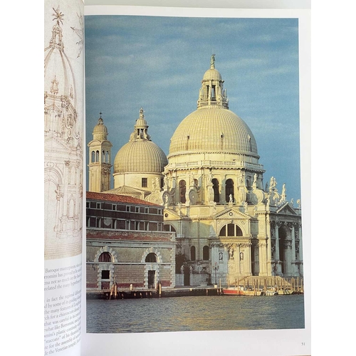 327 - Seven good works on art and culture. Paolo Piva (ed). 'Medieval Architecture,' two volumes, unclippe... 