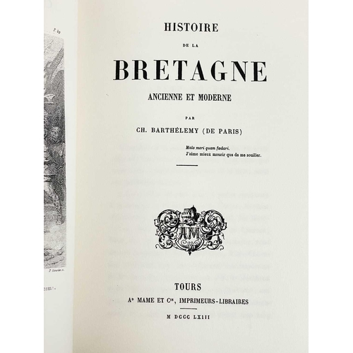 344 - Five French language titles on the history of Bretagne Albert Poulain, 'Sorcellerie Revenants et Cro... 