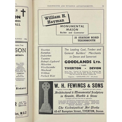 36 - Kelly's Directory of Cornwall Twelve volumes A very useful set, years 1889, 1897, 1893, 1902, 1906, ... 