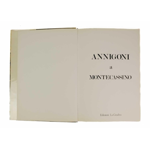 362 - A Annigoni 'Montecassino' Complete with dust jacket, inscribed by P Annigoni and dated October 1979 ... 