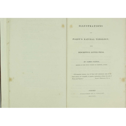 363 - J Paxton 'Illustrations of Paley's Natural Theology: With Descriptive Letter Press' Profusely illust... 