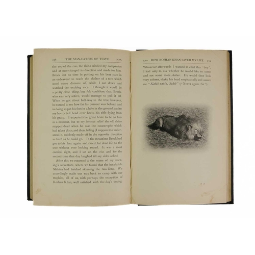 364 - JH Patterson 'Man-Eaters of Tsavo and other East African Adventures' Illustrated slipcase and illust... 