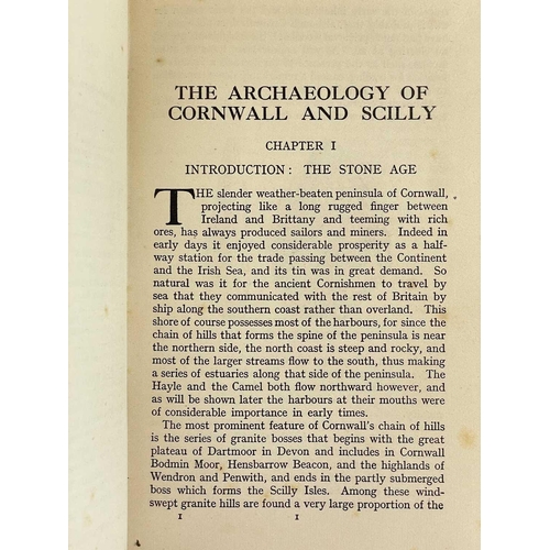 38 - Antiquities, architecture and history of Cornwall. A good collection of twelve works. Artthhur G. La... 