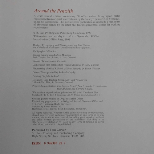 389 - Around The Penwith Ken Symonds Published 1995 by St. ves Printing and Publishing Company, edition 12... 