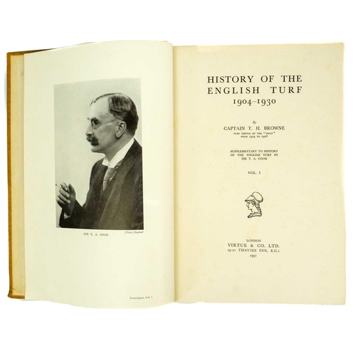 402 - (Horsemanship and racing) Six works William Scarth Dixon. 'The Influence of Racing and the Thoroughb... 