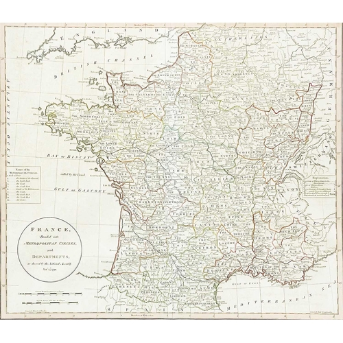 409 - 'France, Divided into Metropolitan Circles, and Departments;' 'as decreed by the National Assembly J... 