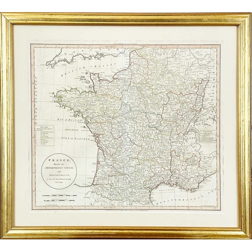 409 - 'France, Divided into Metropolitan Circles, and Departments;' 'as decreed by the National Assembly J... 