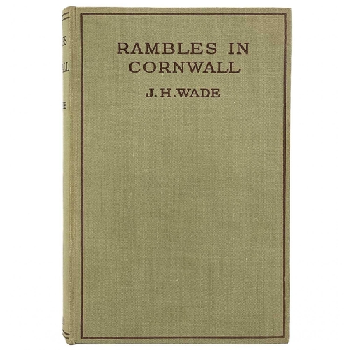 41 - Richard Warner 'A Tour Through Cornwall, in the Autumn of 1808,' Later uniform library dj taped to o... 