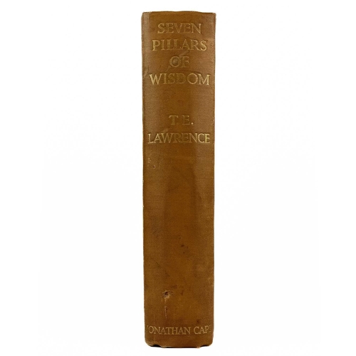 412 - LAWRENCE. T. E. 'Seven Pillars of Wisdom,' First trade edition, original cloth with some markings, f... 