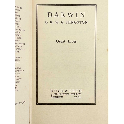 420 - Seven titles about Charles Darwin 'The Life and Letters of Charles Darwin', edited by Frances Darwin... 