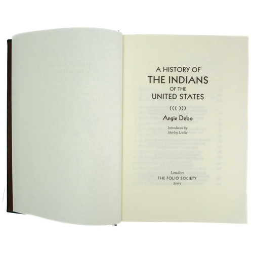 436 - FOLIO SOCIETY Nine Titles 'A History Of The Indians Of The United States, 'The Campaigns of Napoleon... 