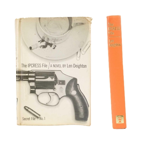 446 - DEIGHTON, Len. 'The Ipcress File.' Second impression, original cloth, unclipped dj with small tears ... 