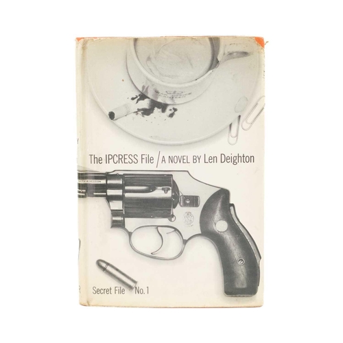 446 - DEIGHTON, Len. 'The Ipcress File.' Second impression, original cloth, unclipped dj with small tears ... 