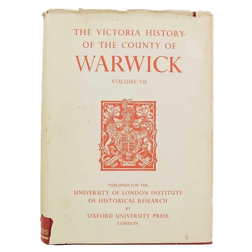 449 - 'The Victoria History of the County of Warwick,' Volumes V, VII and VIII, with the last two having d... 