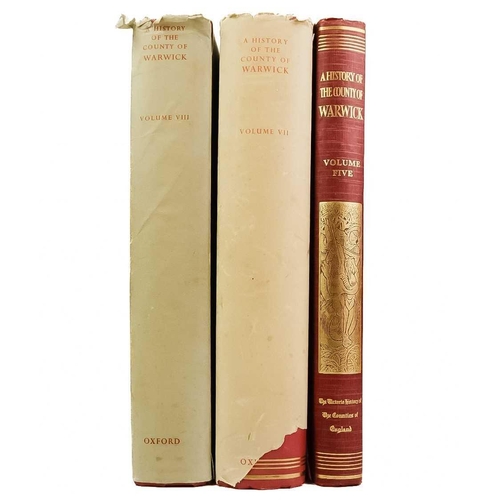 449 - 'The Victoria History of the County of Warwick,' Volumes V, VII and VIII, with the last two having d... 