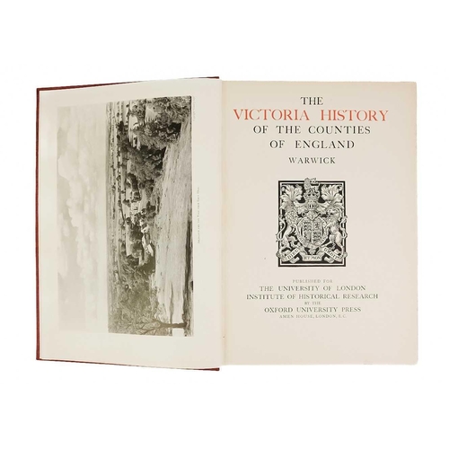 449 - 'The Victoria History of the County of Warwick,' Volumes V, VII and VIII, with the last two having d... 