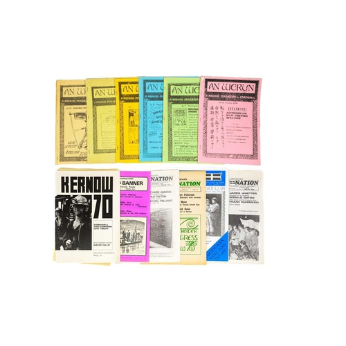 46 - Cornish independence. A run of numbers 6-11 of 'An Weryn. A Radical Magazine for Cornwall', 1979; 'C... 